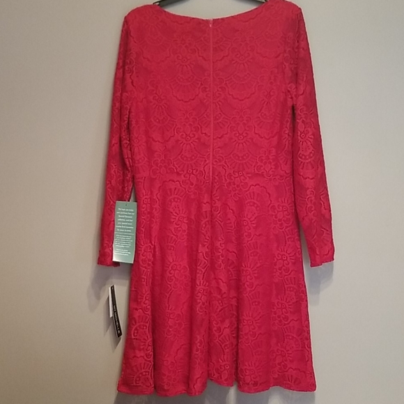 My Michelle red lace overlay dress - Picture 7 of 9